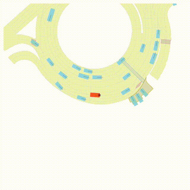 nuPlan GC Scene 3 BEV