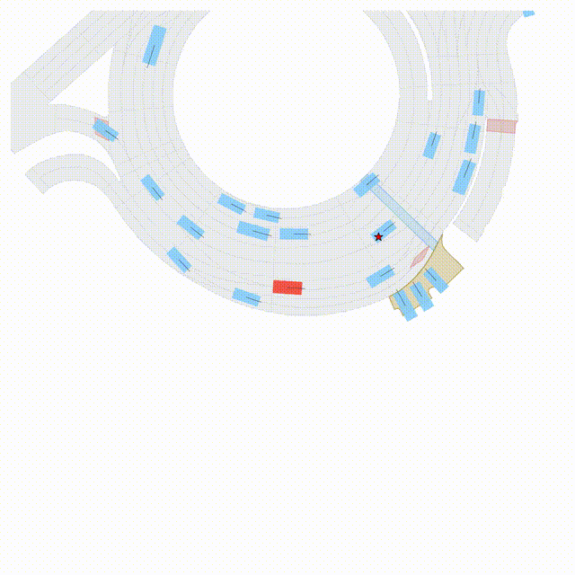 nuPlan GC Scene 4 BEV