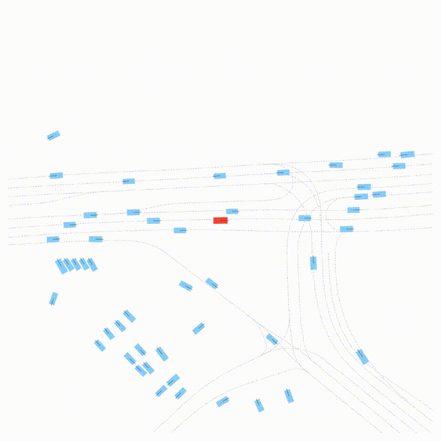 Waymo FE Scene 4 BEV